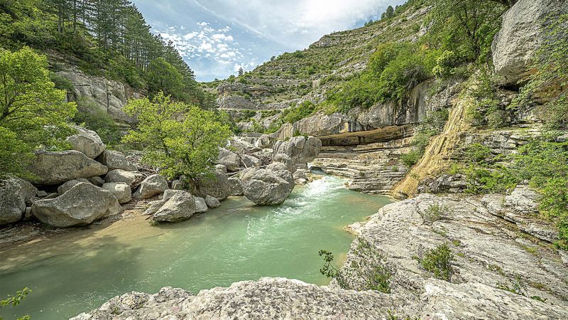 Gorges de la Méouge hautes alpes