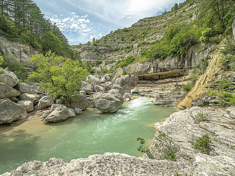 Gorges de la Méouge hautes alpes